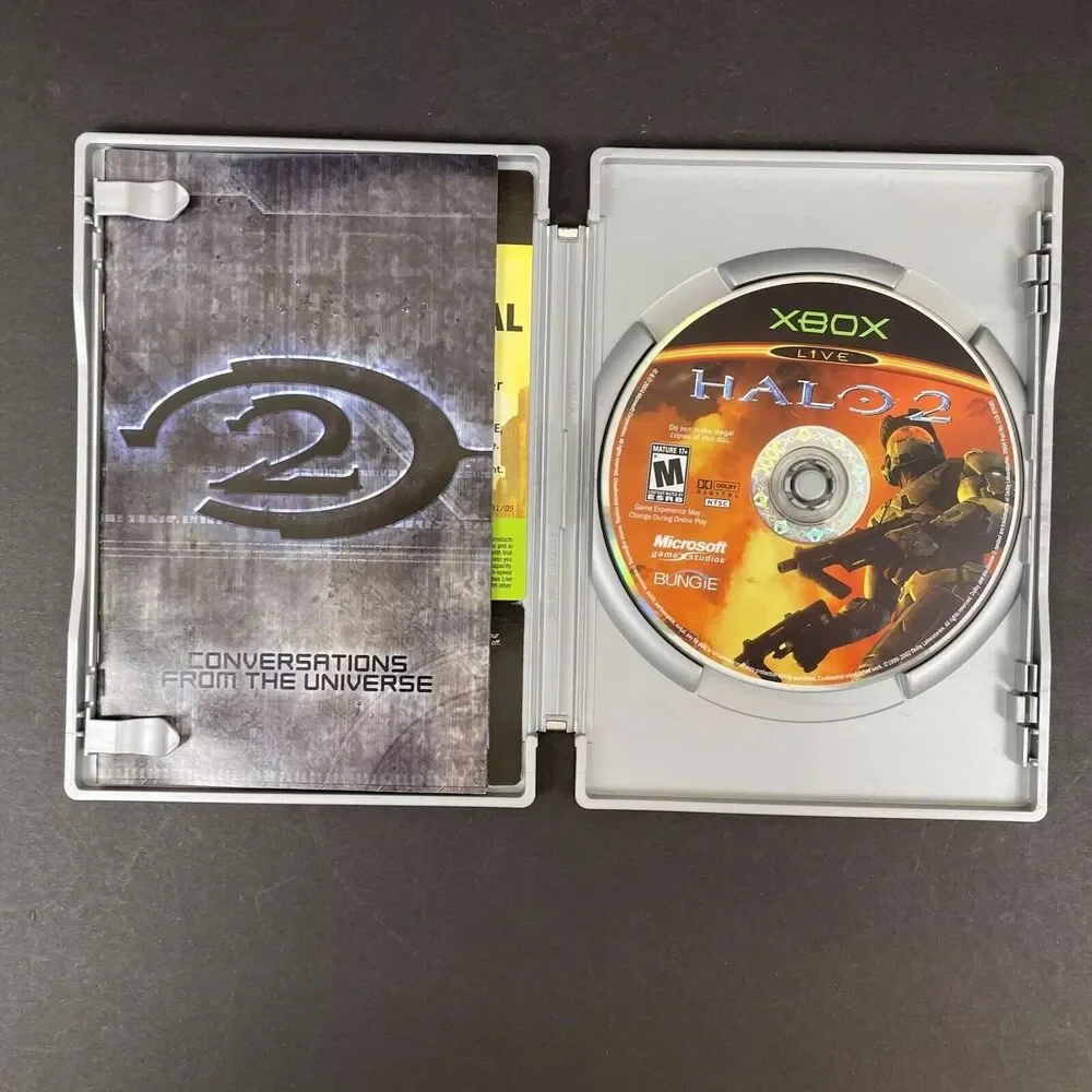 Halo 2: Limited Collector's Edition Microsoft Xbox w/ Manual & Bonus Disc